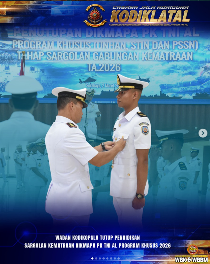 Wadan Kodikopsla Tutup Pendidikan Sargolan Kematraan Dikmapa PK TNI AL Program Khusus 2026