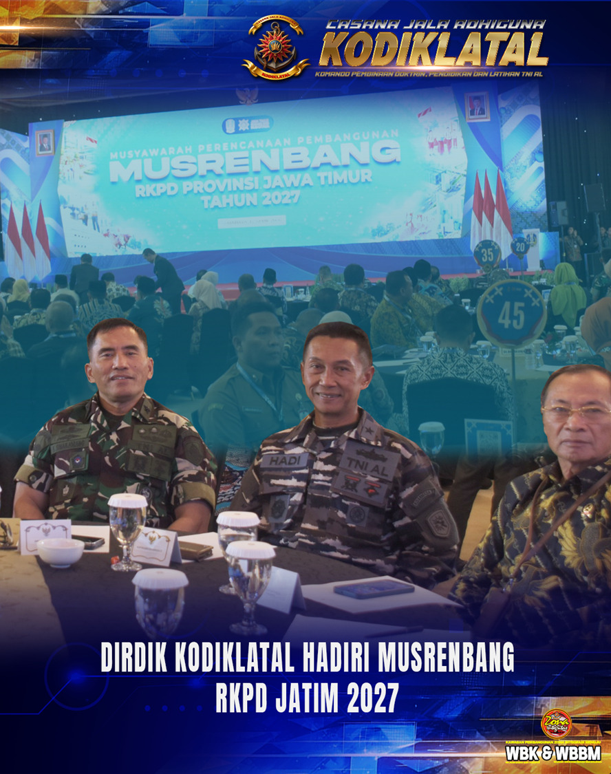 Dirdik Kodiklatal Hadiri Musrenbang RKPD Jatim 2027