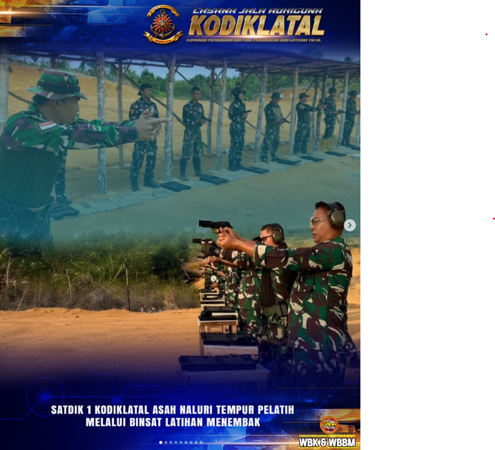 Satdik 1 Kodiklatal Asah Naluri Tempur Pelatih melalui Binsat Latihan Menembak