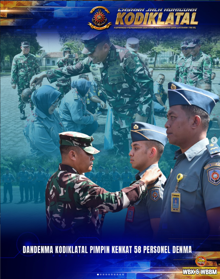 Dandenma Kodiklatal Pimpin Kenkat 58 Personel Denma