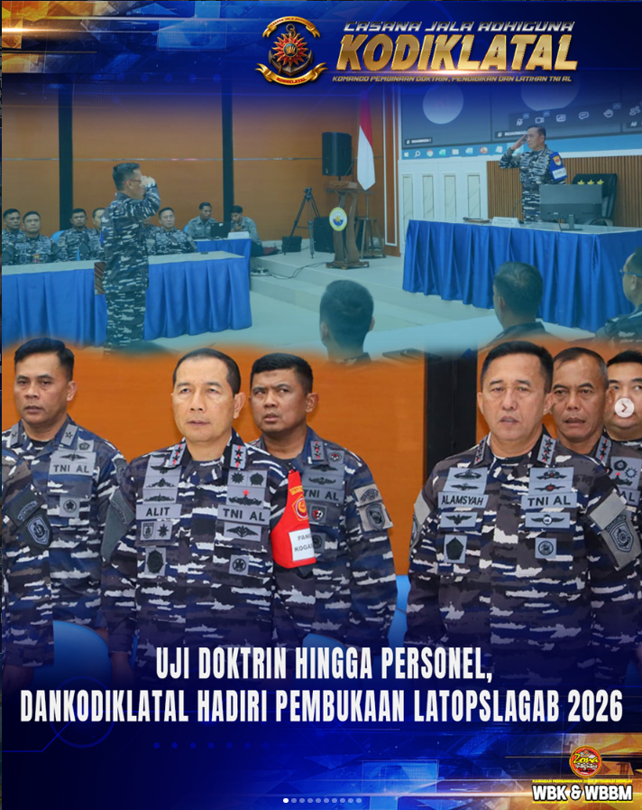 Uji Doktrin Hingga Personel, Dankodiklatal Hadiri Pembukaan Latopslagab 2026
