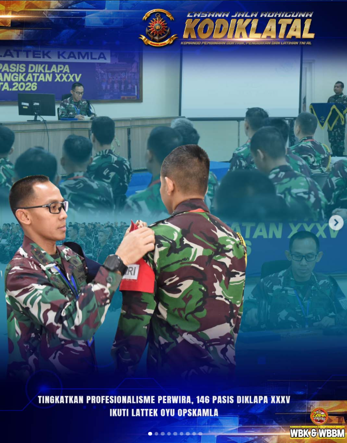 Tingkatkan Profesionalisme Perwira, 146 Pasis Diklapa XXXV Ikuti Lattek Oyu Opskamla