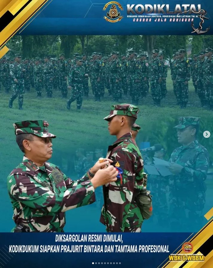 Diksargolan Resmi Dimulai, Kodikdukum Siapkan Prajurit Bintara dan Tamtama Profesional