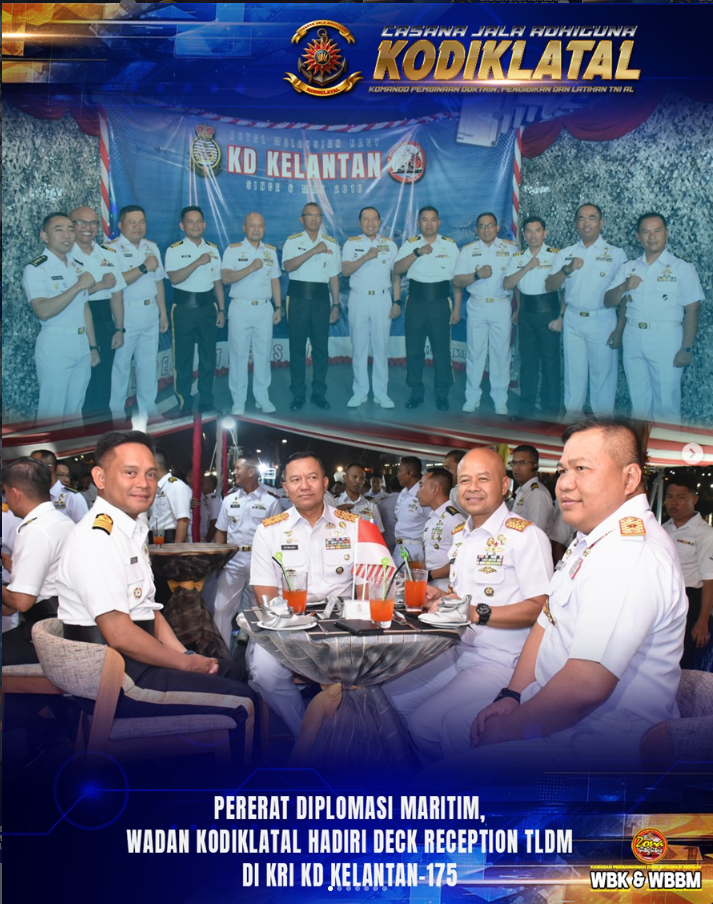Pererat Diplomasi Maritim, Wadan Kodiklatal Hadiri Deck Reception TLDM di KRI KD Kelantan-175