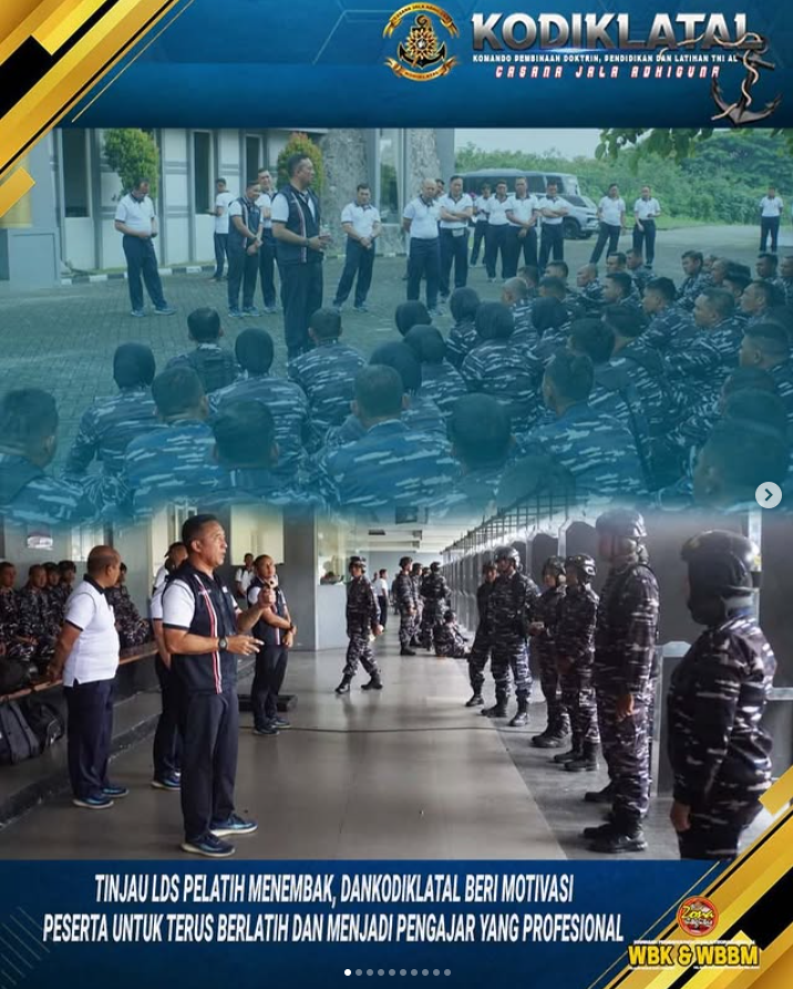 Tinjau LDS Pelatih Menembak, Dankodiklatal Beri Motivasi Peserta untuk Terus Berlatih dan Menjadi Pengajar yang Profesional