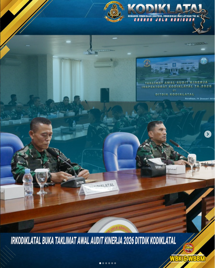 Irkodiklatal Buka Taklimat Awal Audit Kinerja 2026 Ditdik Kodiklatal