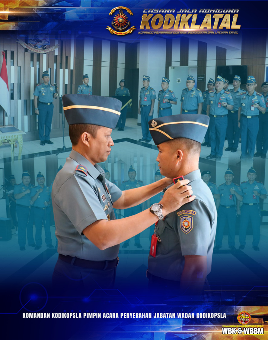 Komandan Kodikopsla Pimpin Acara Penyerahan Jabatan Wadan Kodikopsla