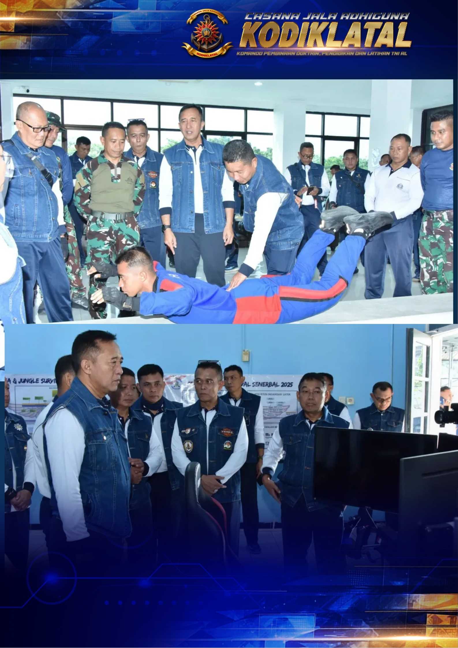 Pemantauan Kinerja Berkelanjutan, Dankodiklatal Tekankan Inovasi Pendidikan saat Tinjau Senerbal