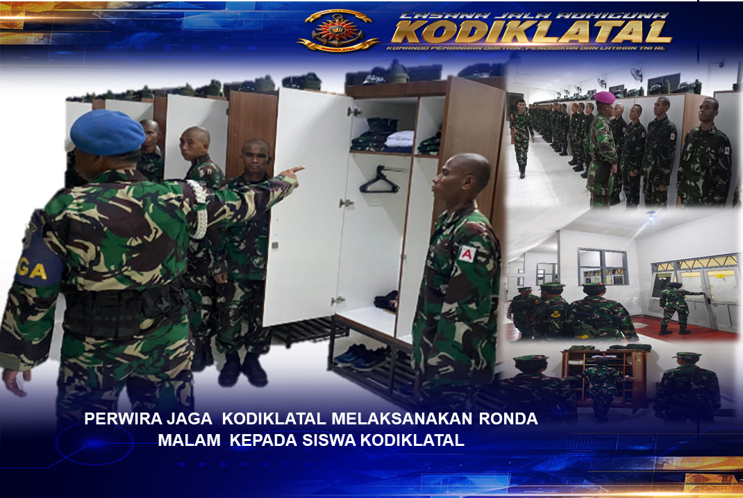 PELAKSANAAN RONDA MALAM OLEH PERWIRA JAGA DAN ANGGOTA DIVISI JAGA AKTIF