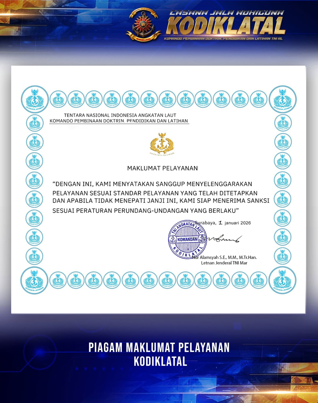 MAKLUMAT PELAYANAN KODIKLATAL