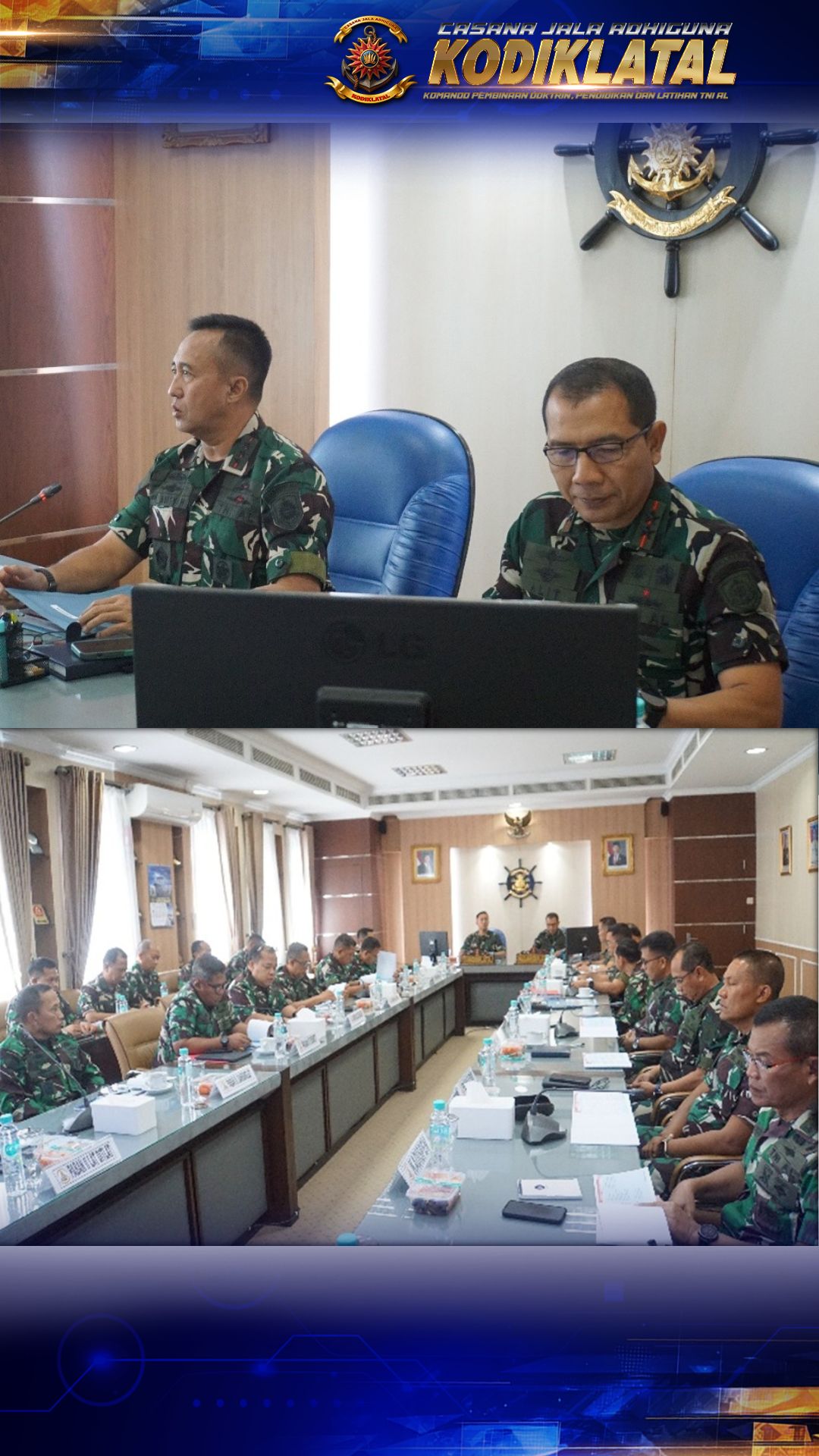Wujudkan Perencanaan yang Terarah dan Akuntabel, Komandan Kodiklatal Pimpin Langsung Rapat Penyusunan Program Kerja Kodiklatal Tahun 2025