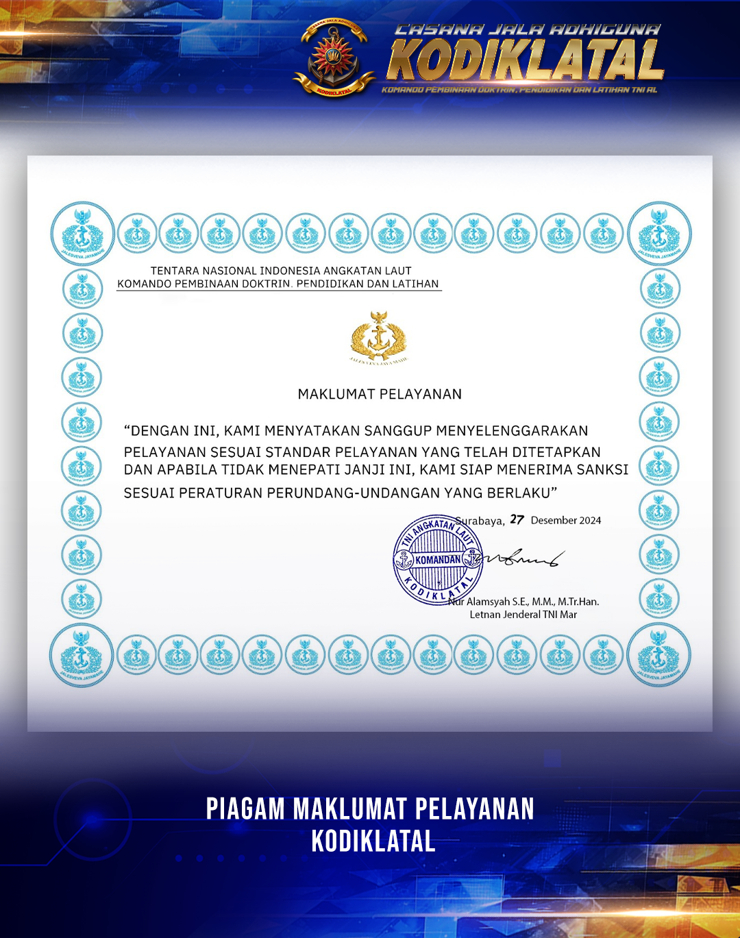 MAKLUMAT PELAYANAN KODIKLATAL