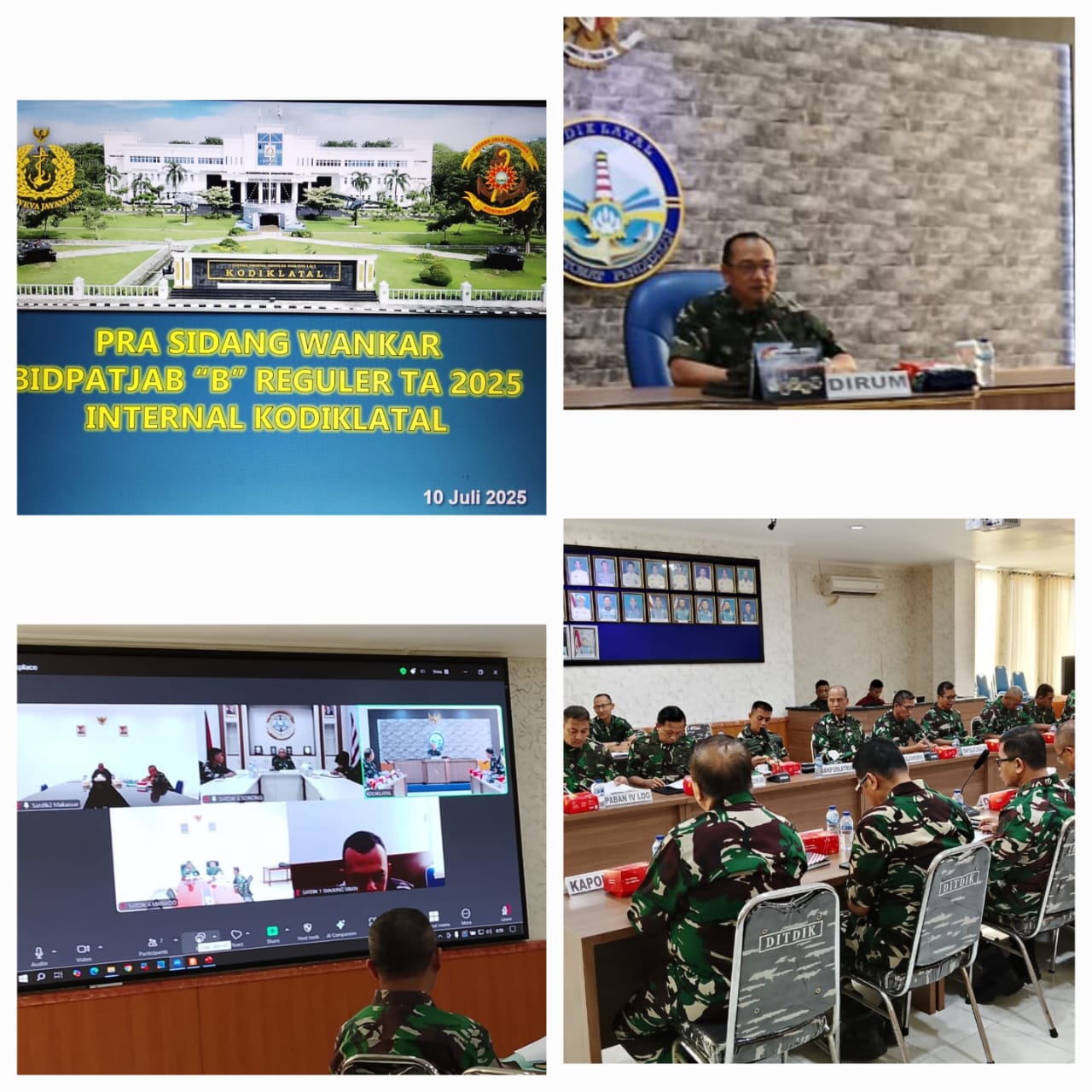 PRA SIDANG WANKAR BIDPATJAB "B" REGULER TA 2025 INTERNAL KODIKLATAL