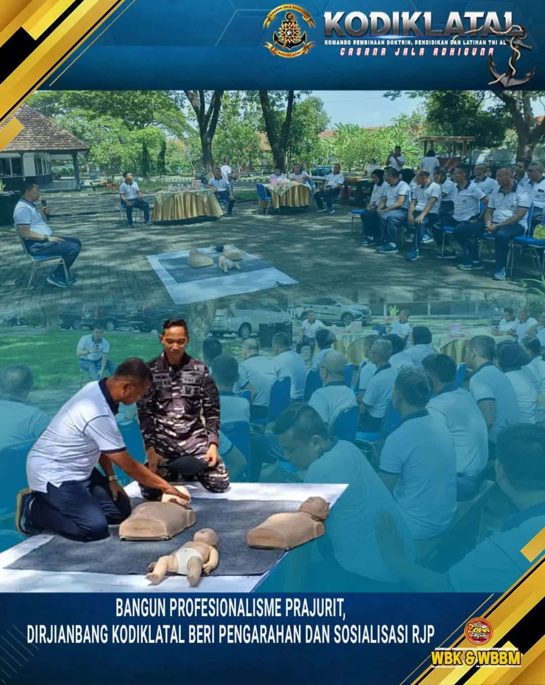 BANGUN PROFESIONALISME PRAJURIT, DIRJIANBANG KODIKLATAL BERI PENGARAHAN DAN SOSIALISASI RJP