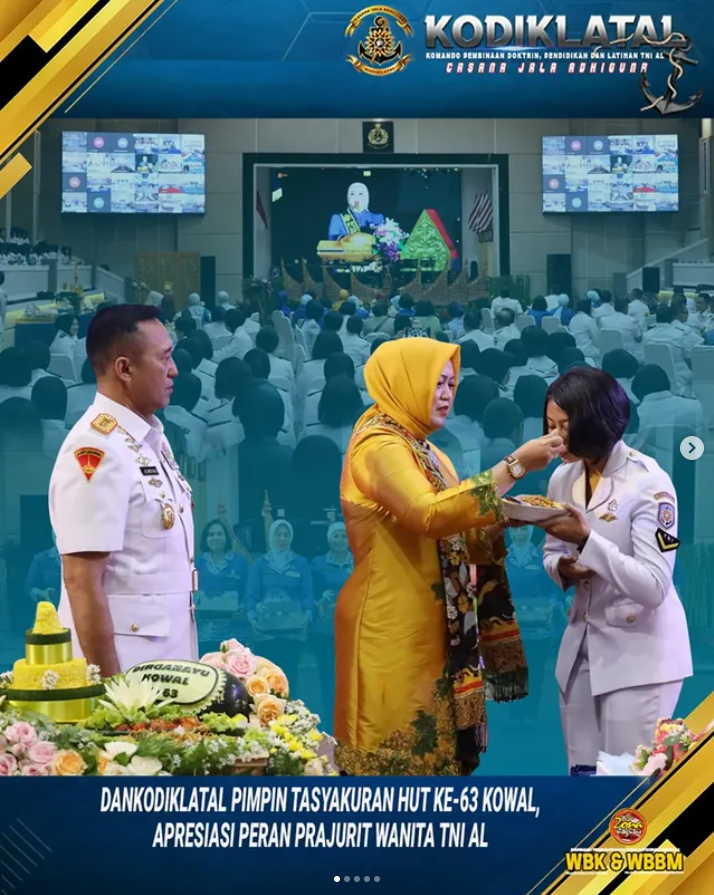 Dankodiklatal Pimpin Tasyakuran HUT Ke-63 Kowal, Apresiasi Peran Prajurit Wanita TNI AL