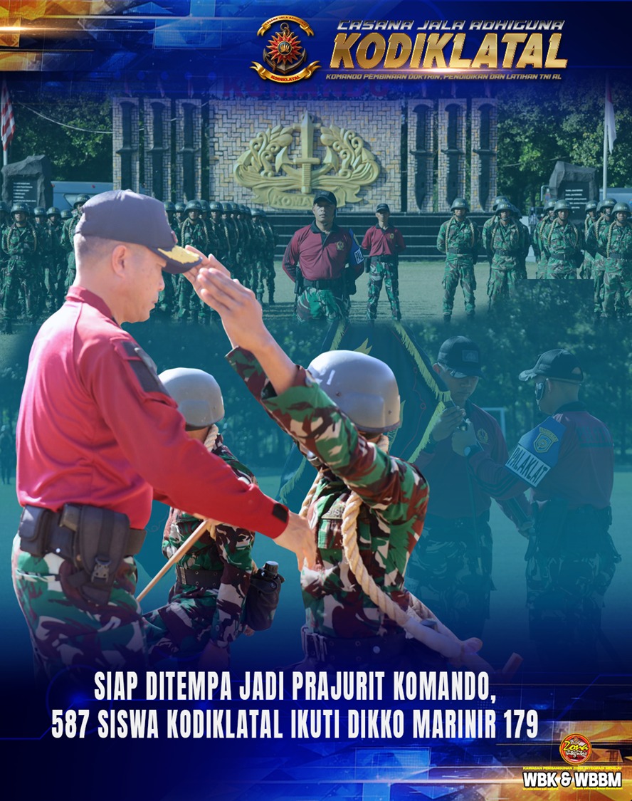 Siap Ditempa Jadi Prajurit Komando, 587 Siswa Kodiklatal Ikuti Dikko Marinir 179