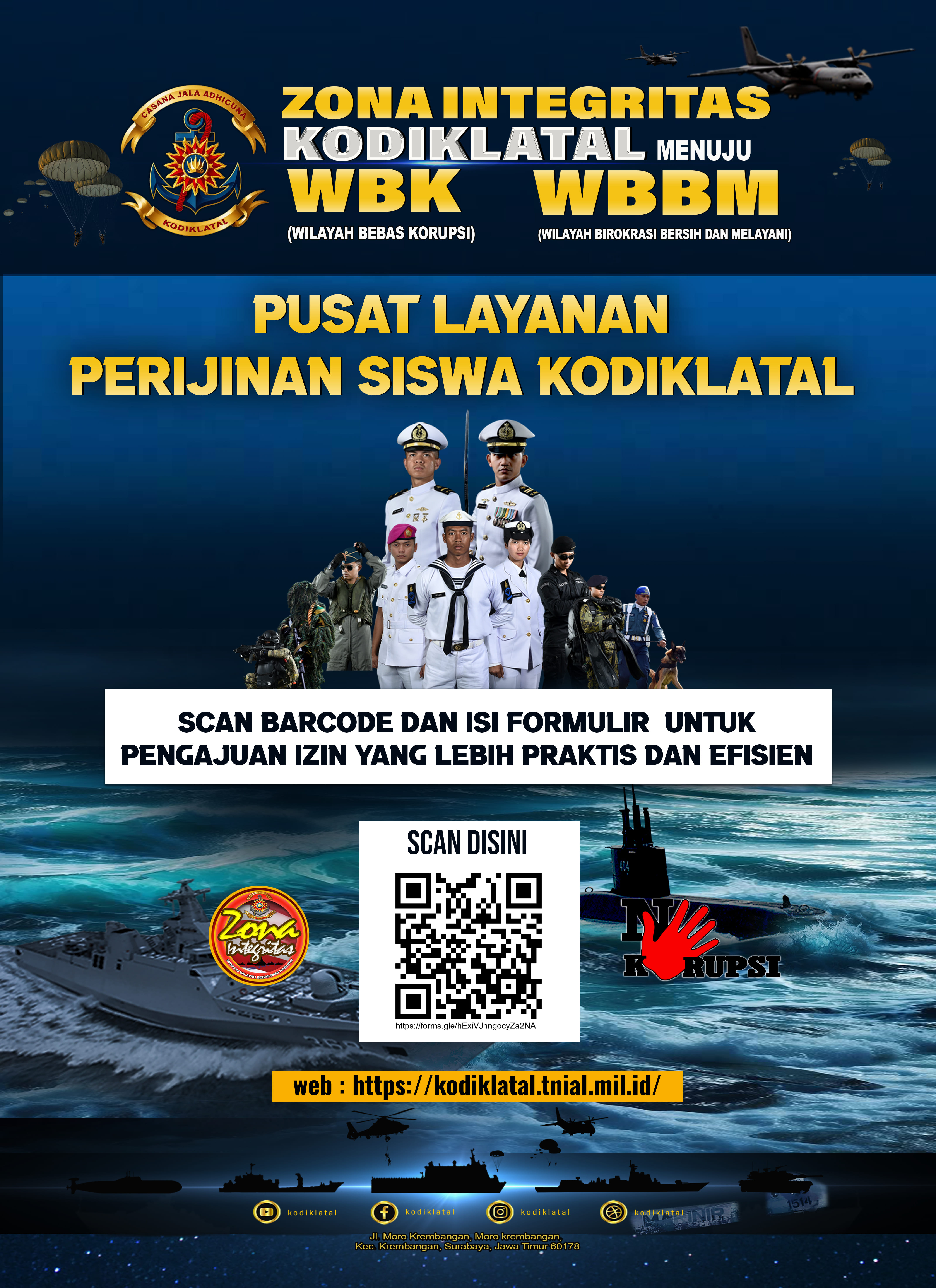 LAYANAN PERIZINAN SISWA KODIKLATAL